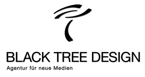 Black Tree Design Logo